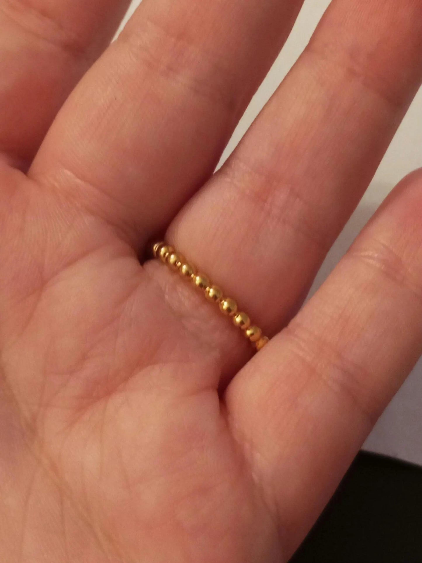 Portuguese Pearl of Viana Goldplated Handmade Filigree Tiara Ring Stainless Steel 24kt