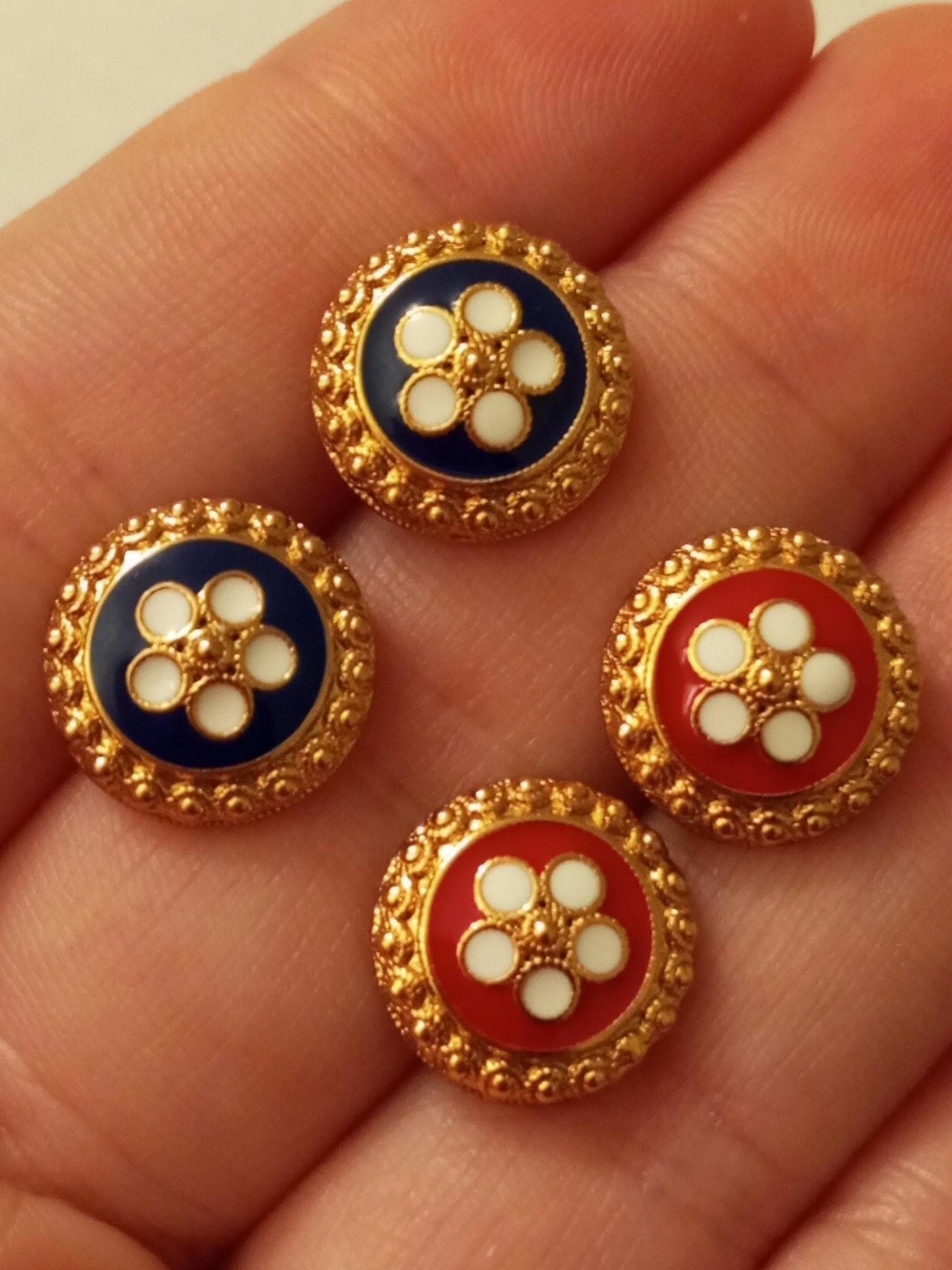 Goldfilled Stainless Steel Portuguese Filigree Earring Caramujo Style Stud Earring