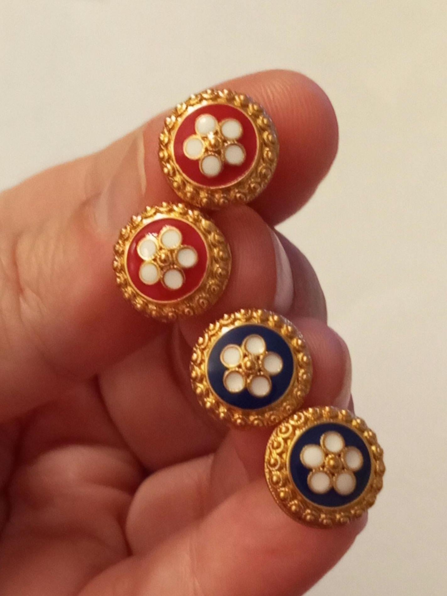 Goldfilled Stainless Steel Portuguese Filigree Earring Caramujo Style Stud Earring