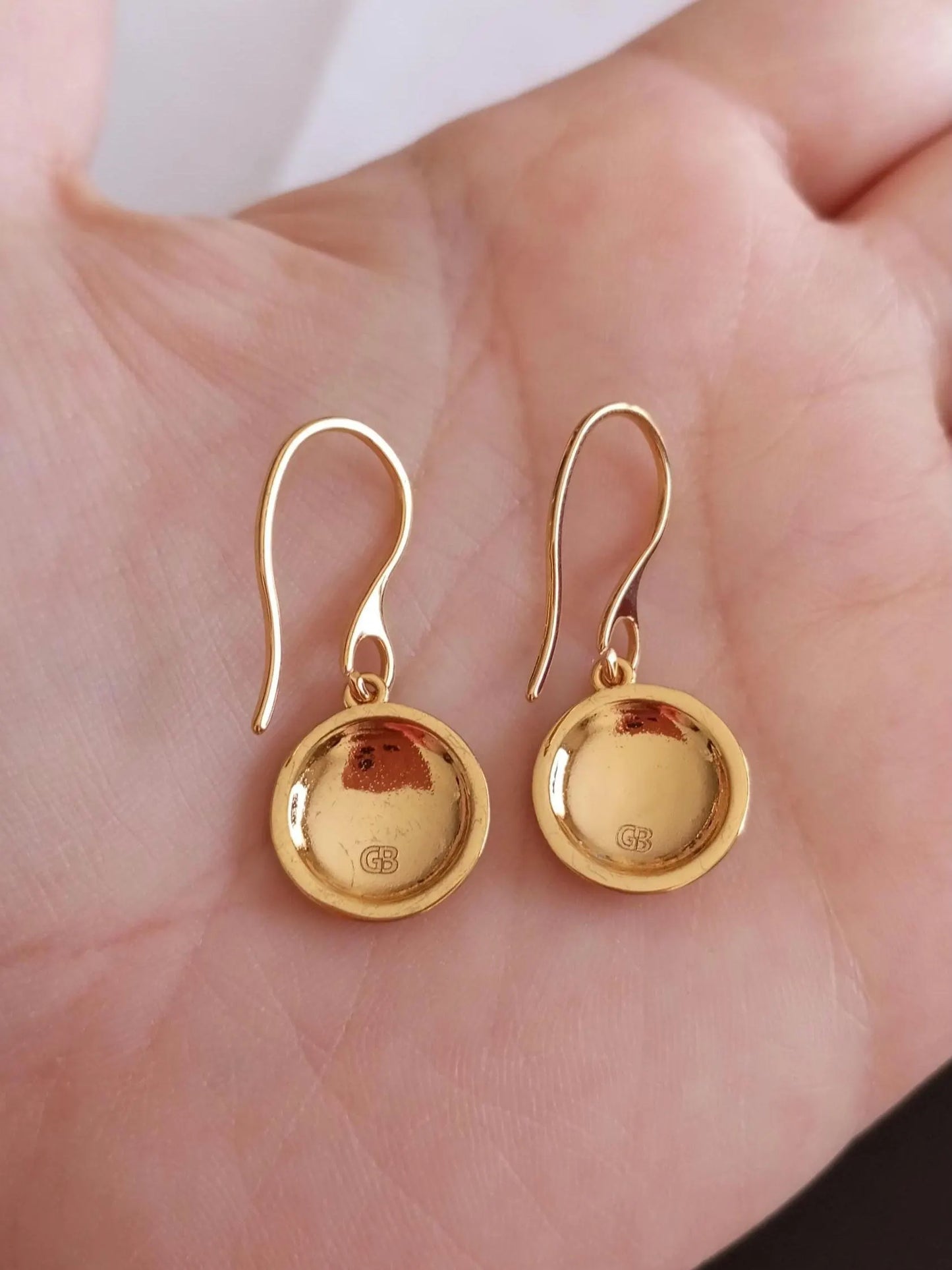 Goldfilled Stainless Steel Portuguese Filigree Stud Earring Caramujo Style
