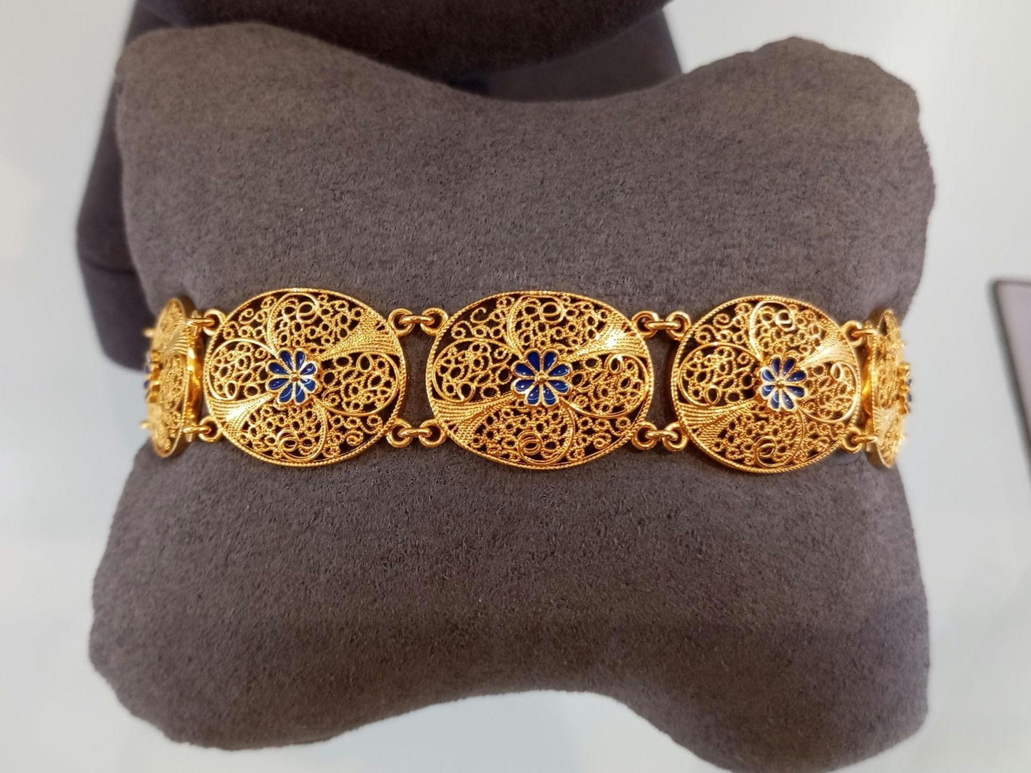 Portuguese Filigree Goldfilled 24kt Bracelet