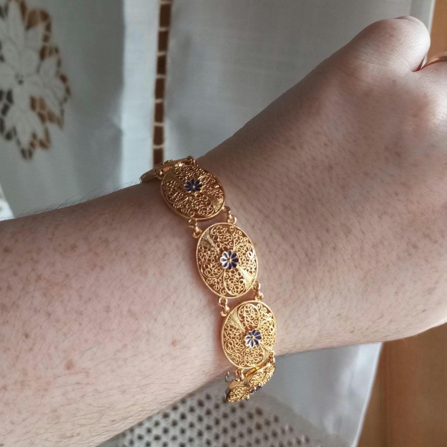 Portuguese Filigree Goldfilled 24kt Bracelet