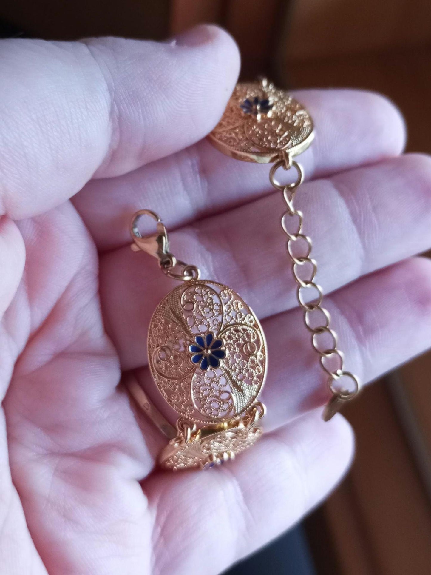 Portuguese Filigree Goldfilled 24kt Bracelet