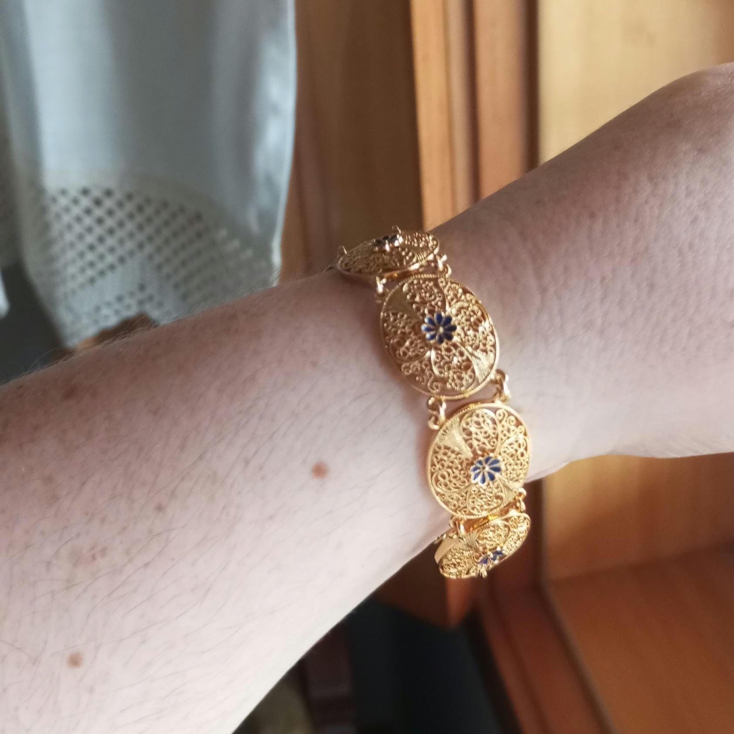 Portuguese Filigree Goldfilled 24kt Bracelet