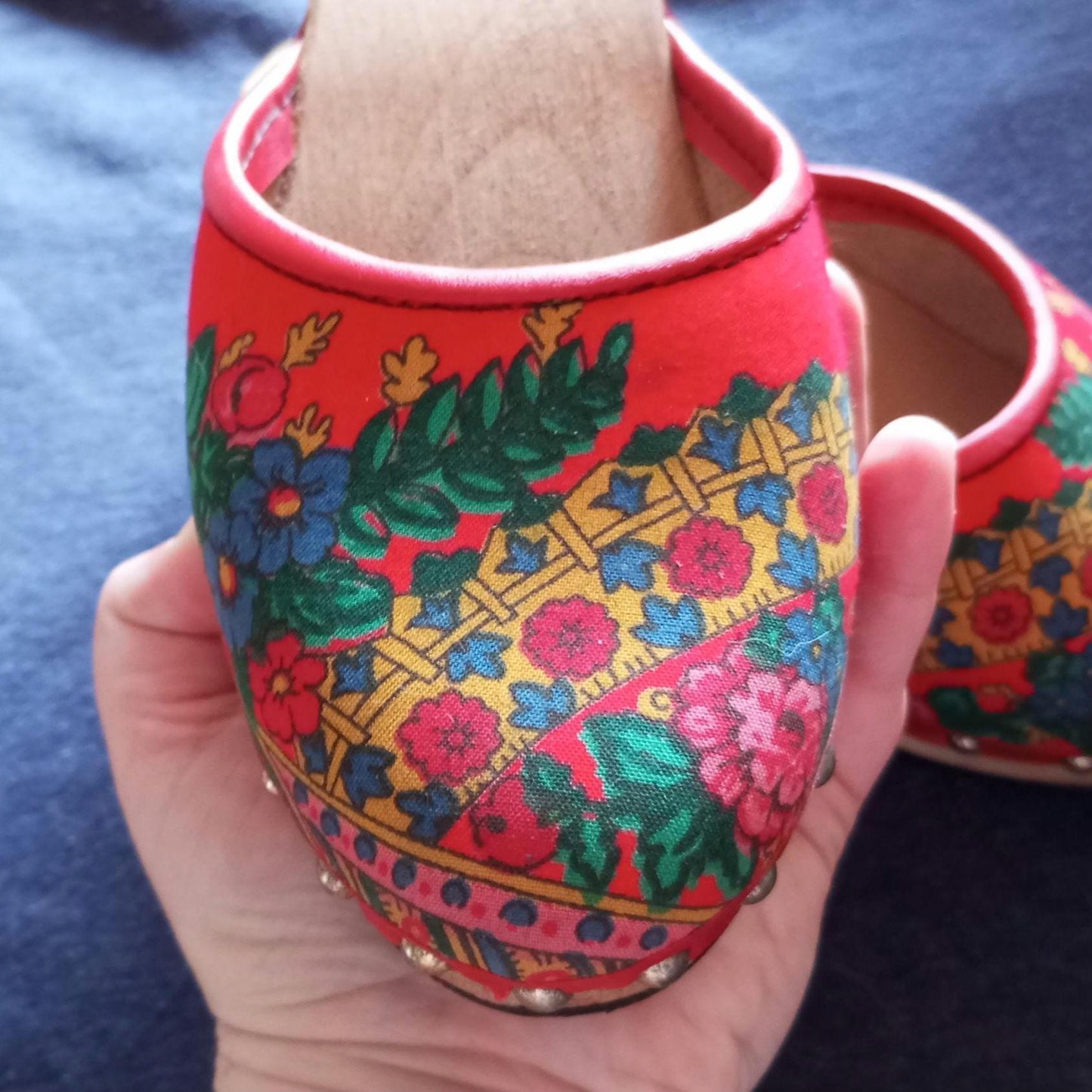 Portuguese Folclore Clogs Wood & Red Tradicional Minho Shawl & FREE Tote Bag