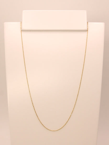 19Kt Solid Gold Singapore Mesh Necklace