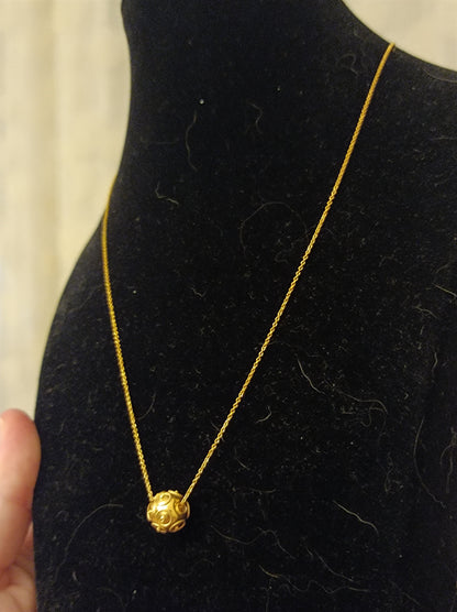 Filigree Silver Necklace Pearl of Viana Necklace, Traditional Jewelry for Her