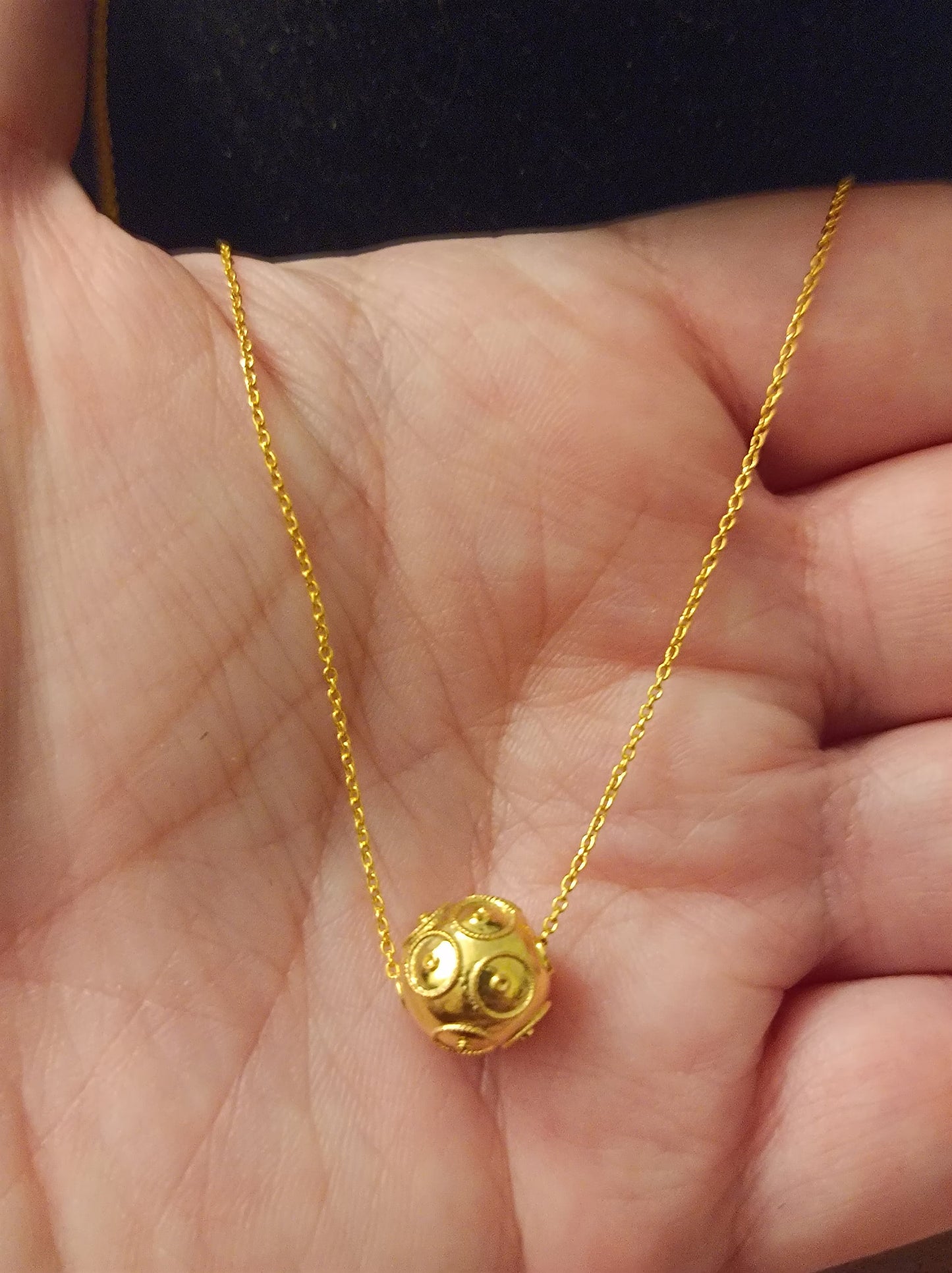 Filigree Silver Necklace Pearl of Viana Necklace, Traditional Jewelry for Her