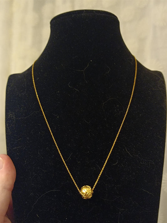 Filigree Silver Necklace Pearl of Viana Necklace, Traditional Jewelry for Her