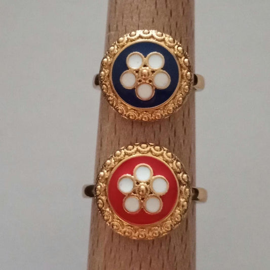 Goldplated Filigree Band Ring Stainless Steel Large Handmade Ring with 24K Gold Plating Portuguese Filigree Unisex Ring SemiJewel