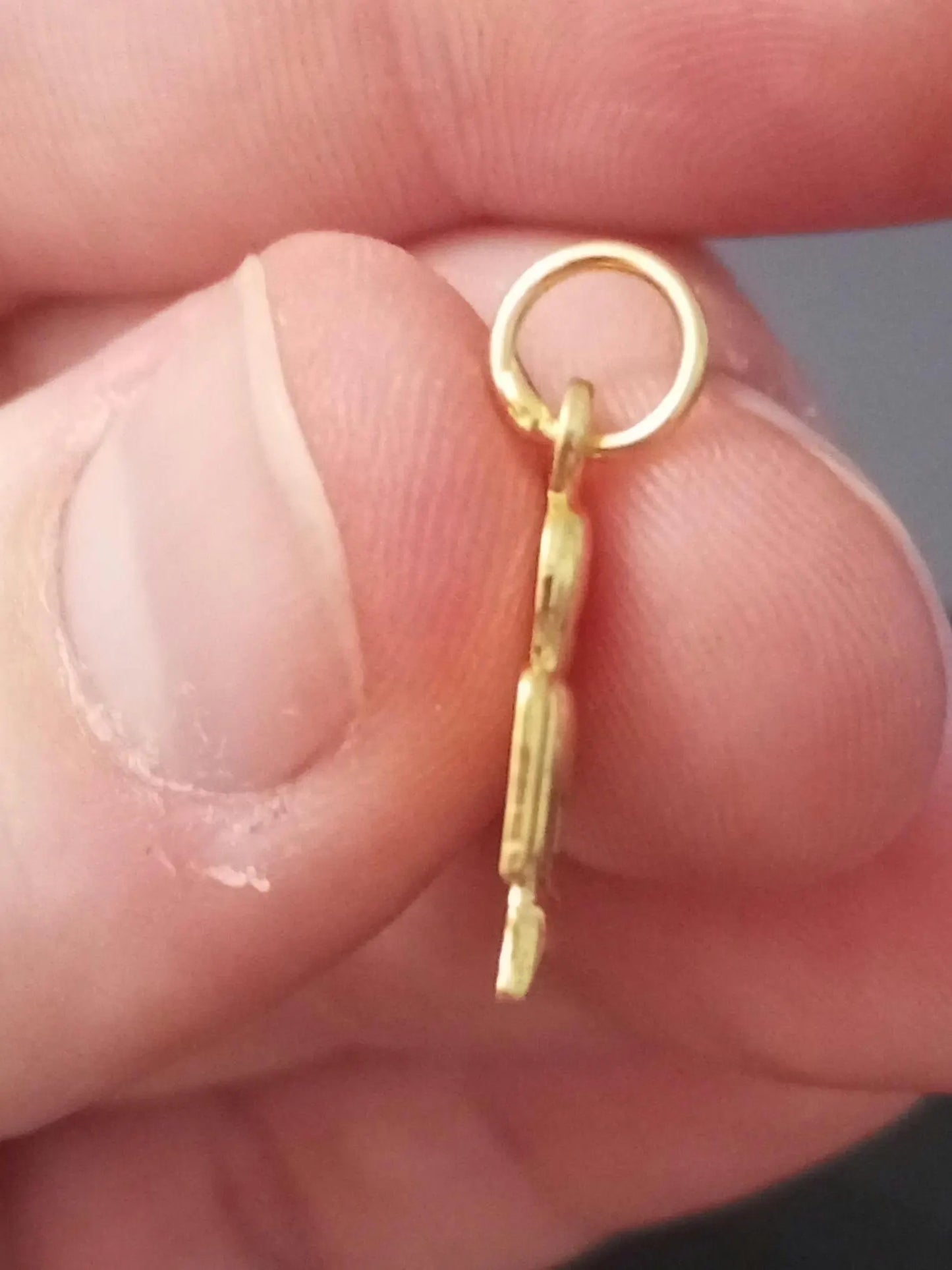 Guardian Angel Gold-Vermeil Pendant Sterling Silver Religious Talisman