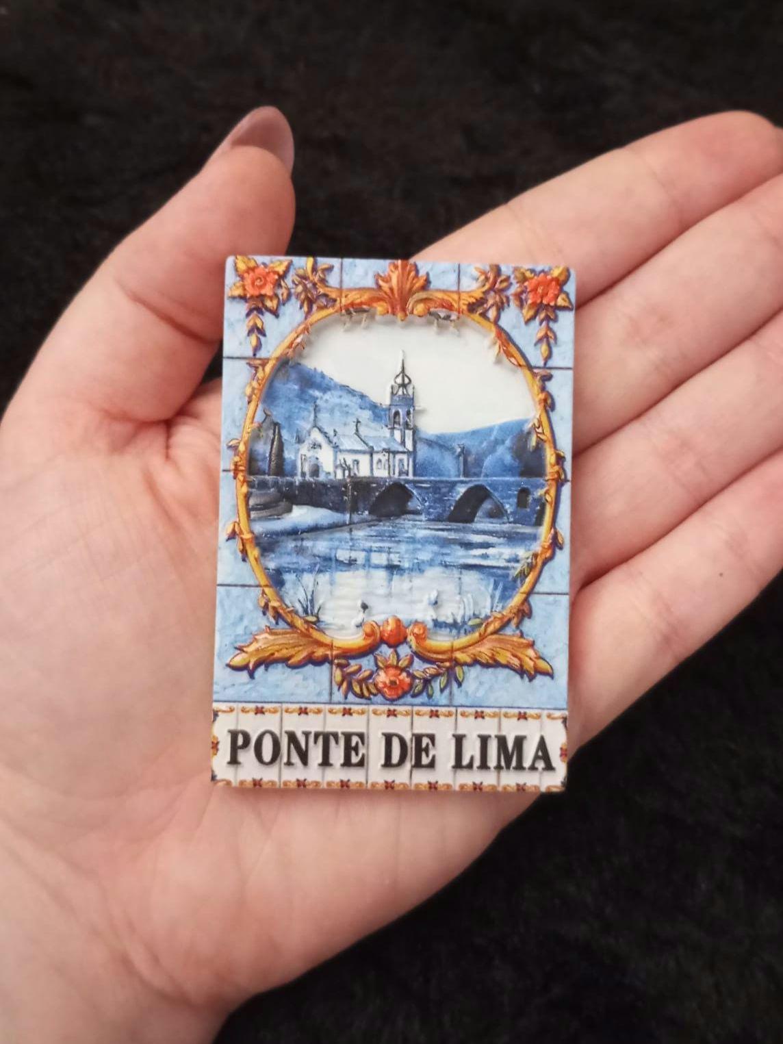 Souvenir from Portugal Ponte de Lima Fridge Magnet