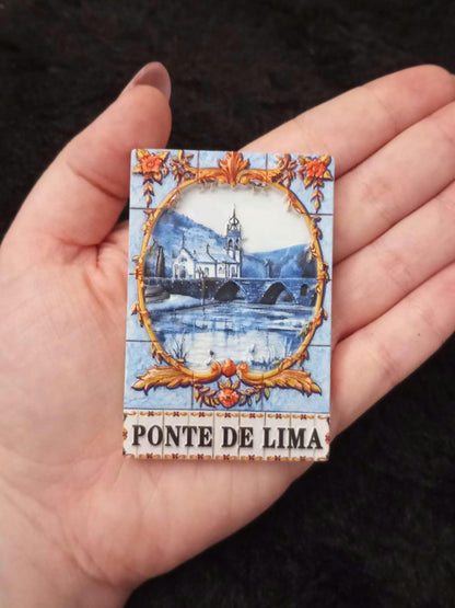 Souvenir from Portugal Ponte de Lima Fridge Magnet