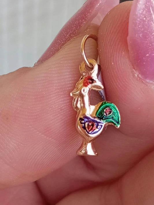 Galo de Barcelos 19.2Kt Solid Gold Pendant