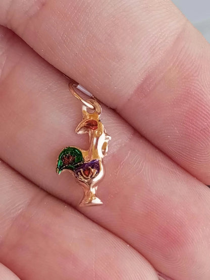 Galo de Barcelos 19.2Kt Solid Gold Pendant