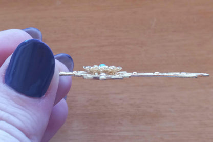 Handmade Big Cross Portuguese Filigree Gold-Vermeil Silver Pendant