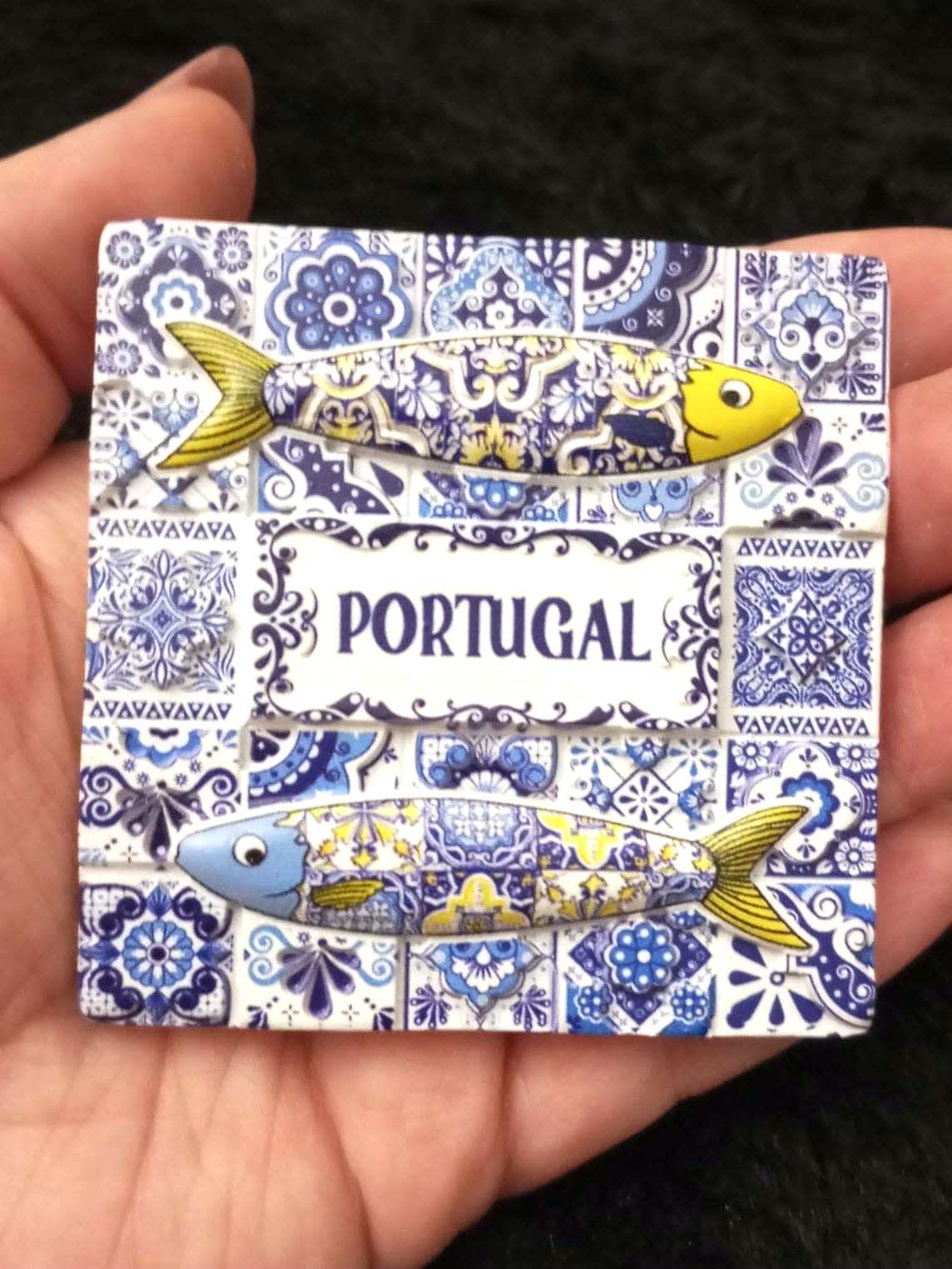 Fridge Magnet Souvenir from Portugal, Portuguese Tiles Fridge Magnet
