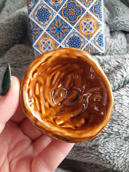 Portuguese Egg Tart Ceramic Coffee Cup, Pastel de Nata Expresso Coffee Mug