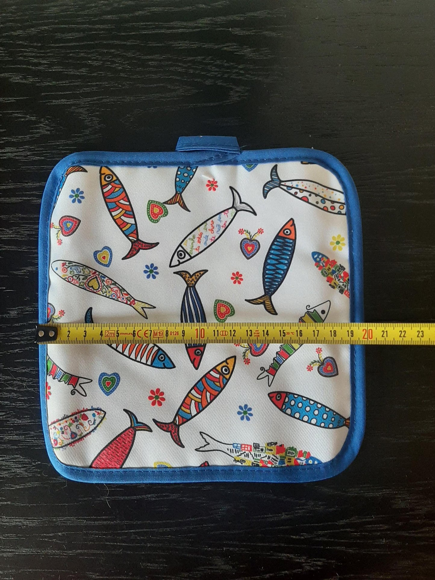 Portuguese Sardine Oven Mitt and Pot Holder Set, Souvenir Portugal