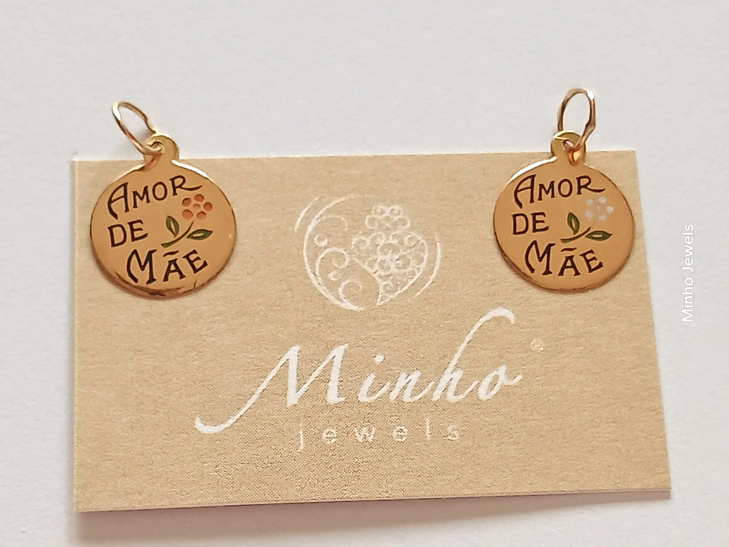19.2Kt Solid Gold Pendant Mother's Love Traditional Portuguese Memory Celebration Pendant Gift