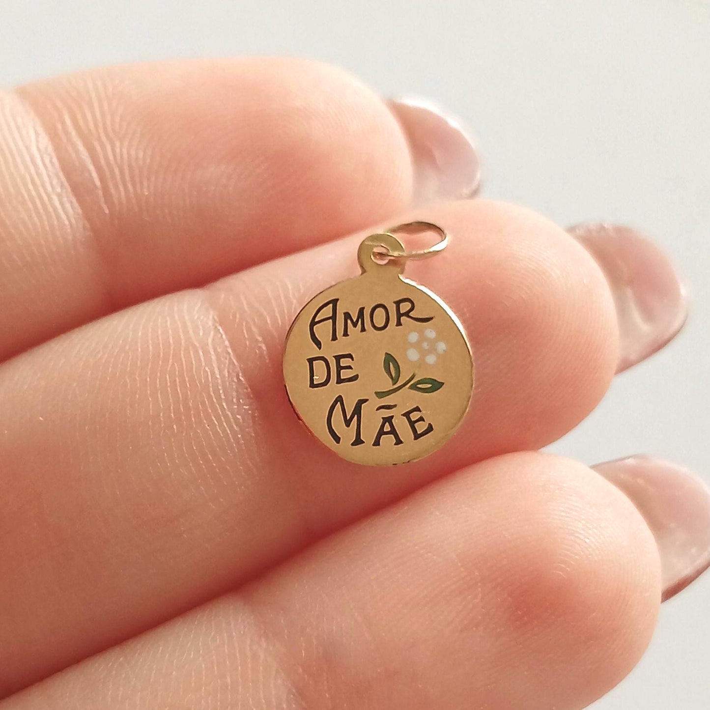 19.2Kt Solid Gold Pendant Mother's Love Traditional Portuguese Memory Celebration Pendant Gift