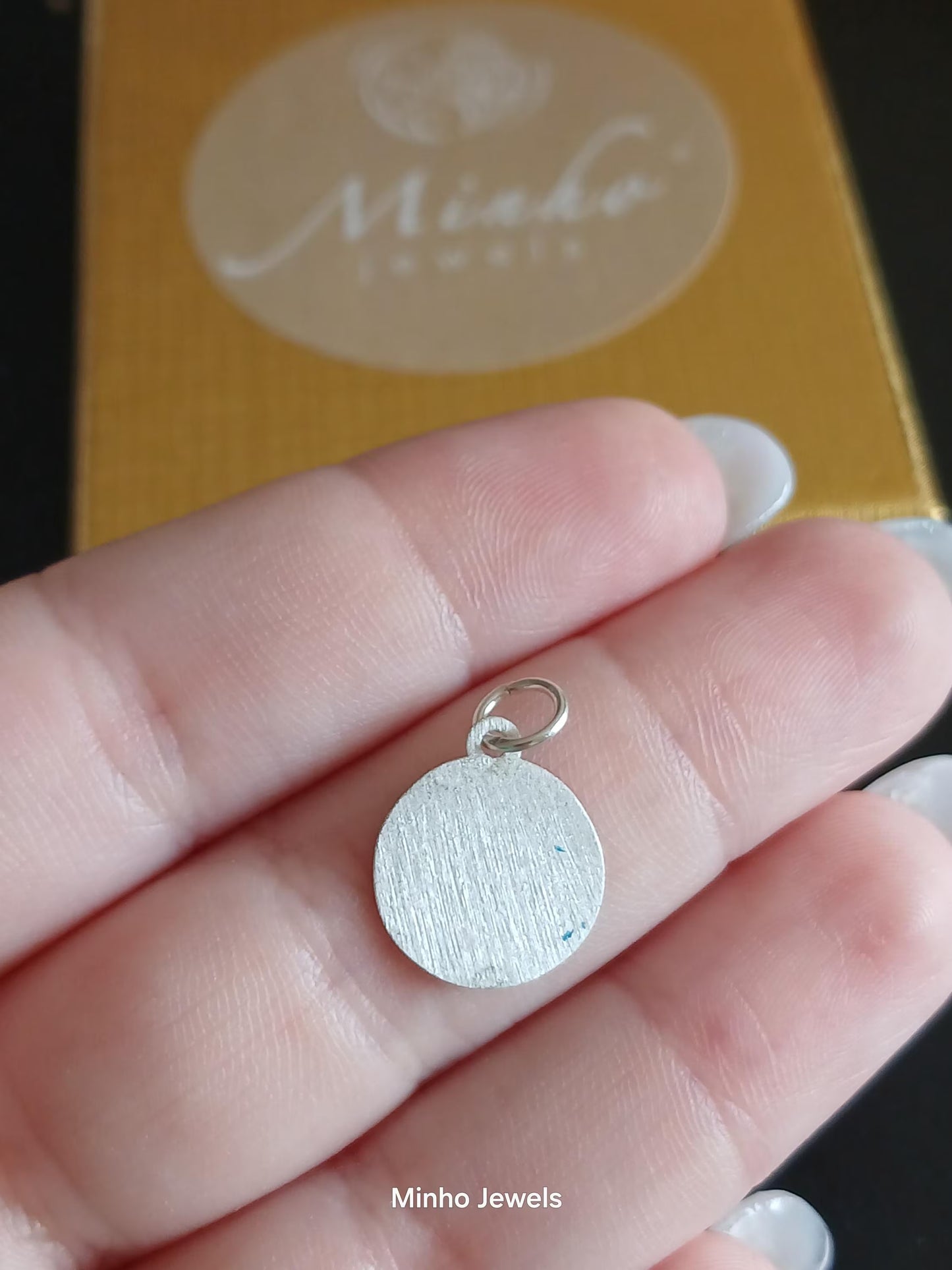 Sterling Silver Gold-Vermeil Pendant Mother's Love Traditional Portuguese Memory Celebration Pendant Gift