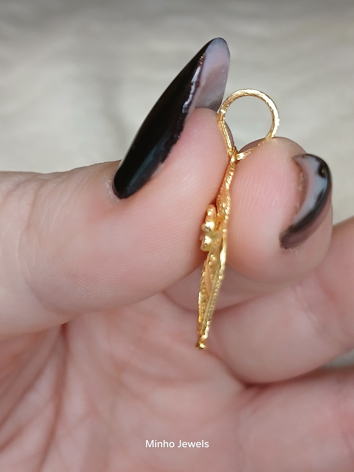 Portuguese Filigree Heart of Viana Gold-Vermeil Pendant