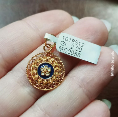 Portuguese Filigree 19.2Kt Gold Caramujo Set