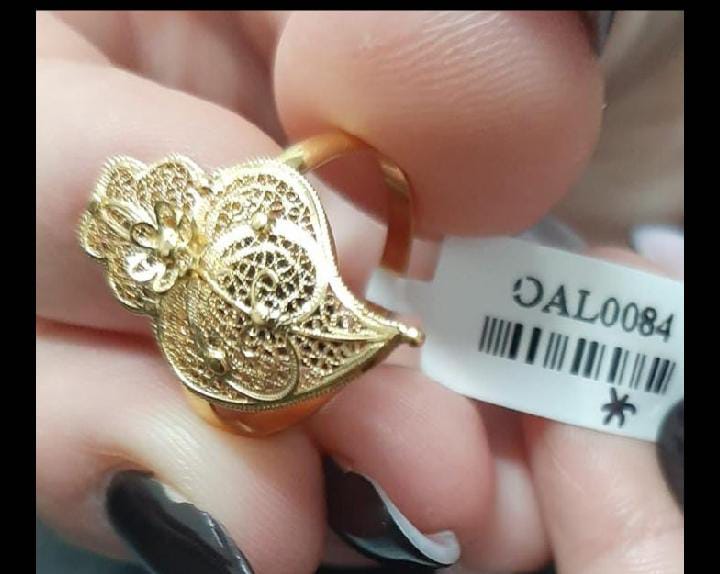 Heart of Viana Portuguese Filigree 19.2Kt Gold Set