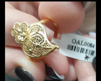 Heart of Viana Portuguese Filigree 19.2Kt Gold Set